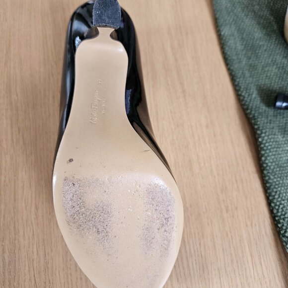 Ferragamo kali women's pumps black-Size 8 - Picture 2 of 7